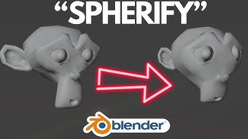 Make Objects Sphere-Like in Blender