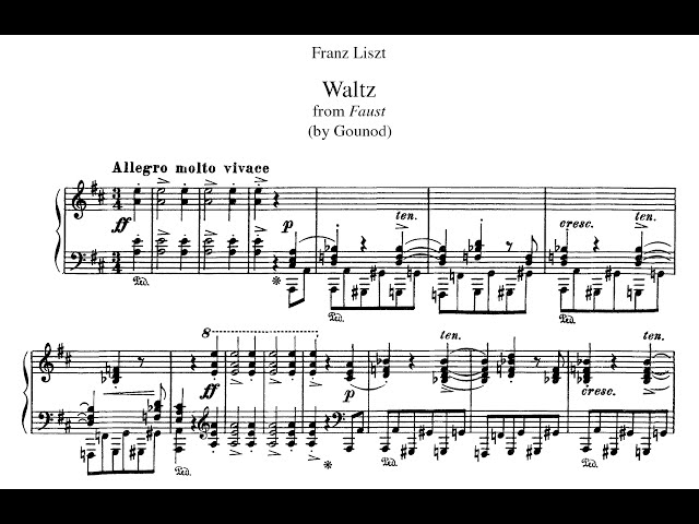 Liszt - Paraphrase sur "Faust" de Gounod (la valse) : Polina Leschenko, piano