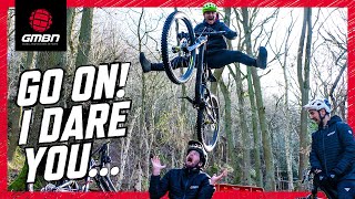 Jumping And Jibbing At Neil's Local Trails | GMBN Presenter Challenge