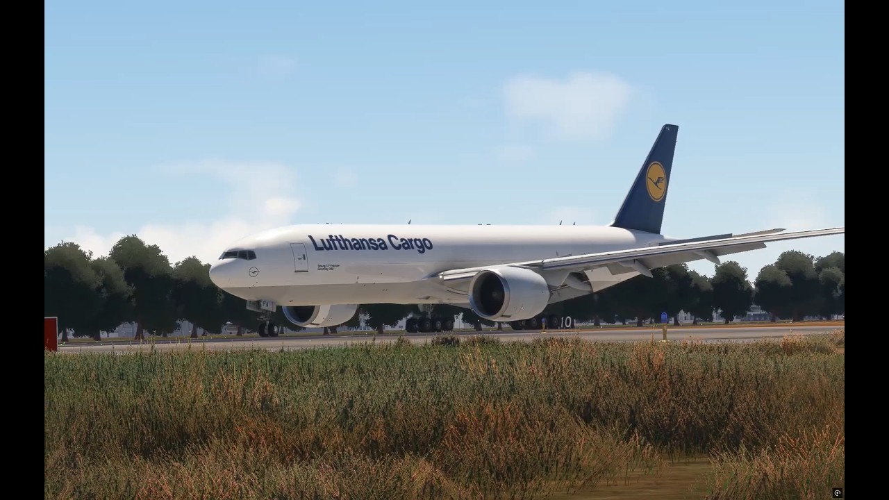 MSFS 2020 Boeing 777F Landing at Don Mueang International Airport (VTBD)