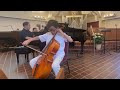 Beethoven cello sonata no2 excerpt by colin leung