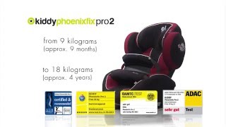 Car seat kiddy Phoenixfix Pro2 - YouTube