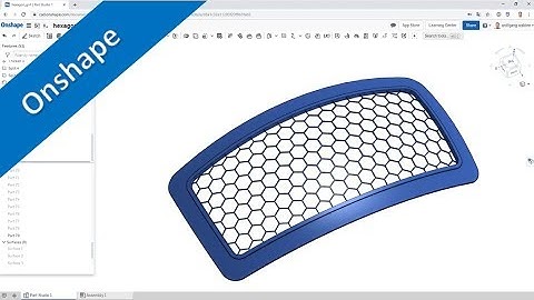 Hexagon Grill - Onshape Training - Part Design