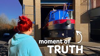 It's finally time to launch our narrowboat... - 200