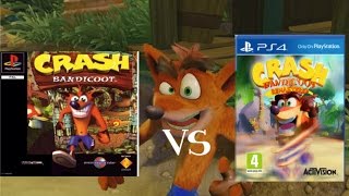 Ps4 Vs Ps One - Crash Bandicoot Graphics Comparison