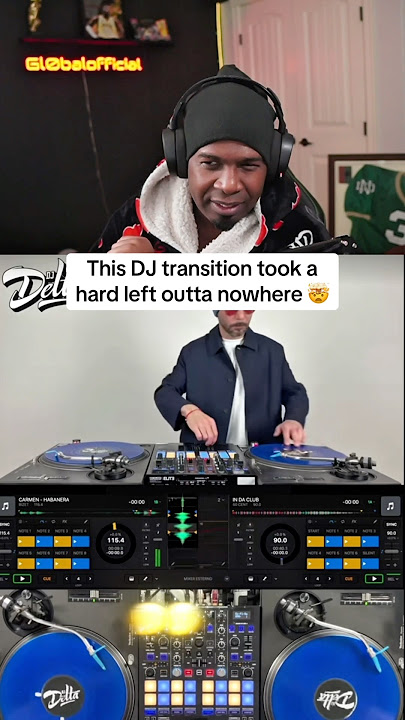 This DJ transition took a hard left outta nowhere 🤯 Credit: @djdeltaone
