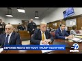 Donald Trump trial: Defense rests without former president testifying