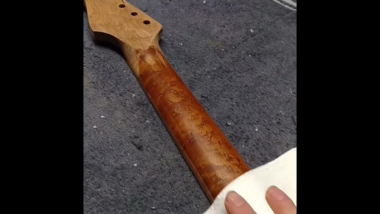 Torrified 5 AAAAA Birdseye Maple Guitar Neck - Guitar Building