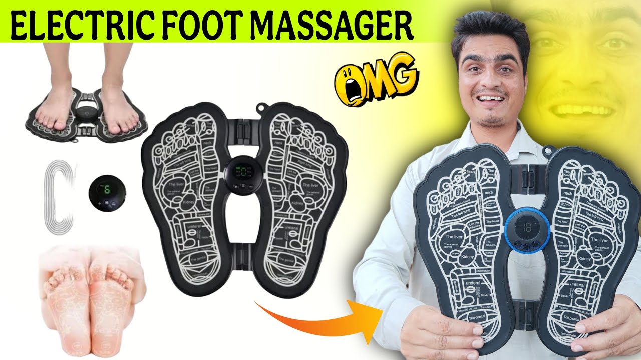 Wireless electric EMS foot massager||Wireless EMS Foot Massager