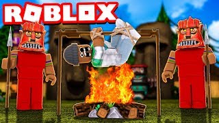 SURVIVE TIKI ISLAND in Roblox! (CAMPING PART 10)