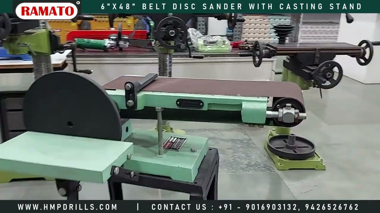 🔥 Best 6×48 Industrial Belt Grinder for Metalworking | Ramato 150×1200 mm | Heavy Duty ⚙️💪