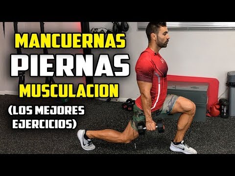 🔴 Los Mejores Ejercicios PIERNAS CON MANCUERNAS || MUSCULACION CON