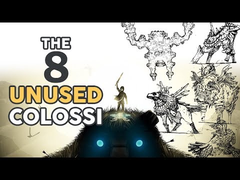 The 8 UNUSED Colossi - How Shadow Of The Colossus Could Have Been