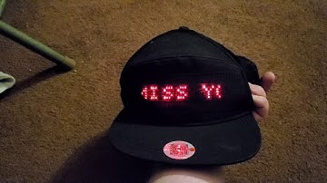 My new LED hat