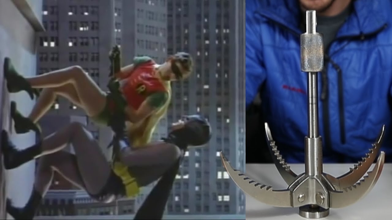 Can you really use a Grappling Hook like Batman?! 