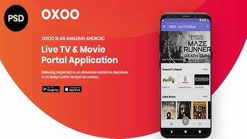 OXOO - App Landing Page PSD Template | Themeforest Website Templates and Themes