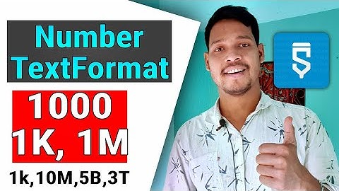 number text format example 1000/ 1k ,1M,1B,1T Activity in sketchware pro Hindi videos #aauraparti