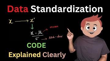 Data Standardization Code | Data Scaling | Data Pre-processing Techniques