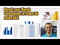 Month over Month Calculation in Power BI using DAX
