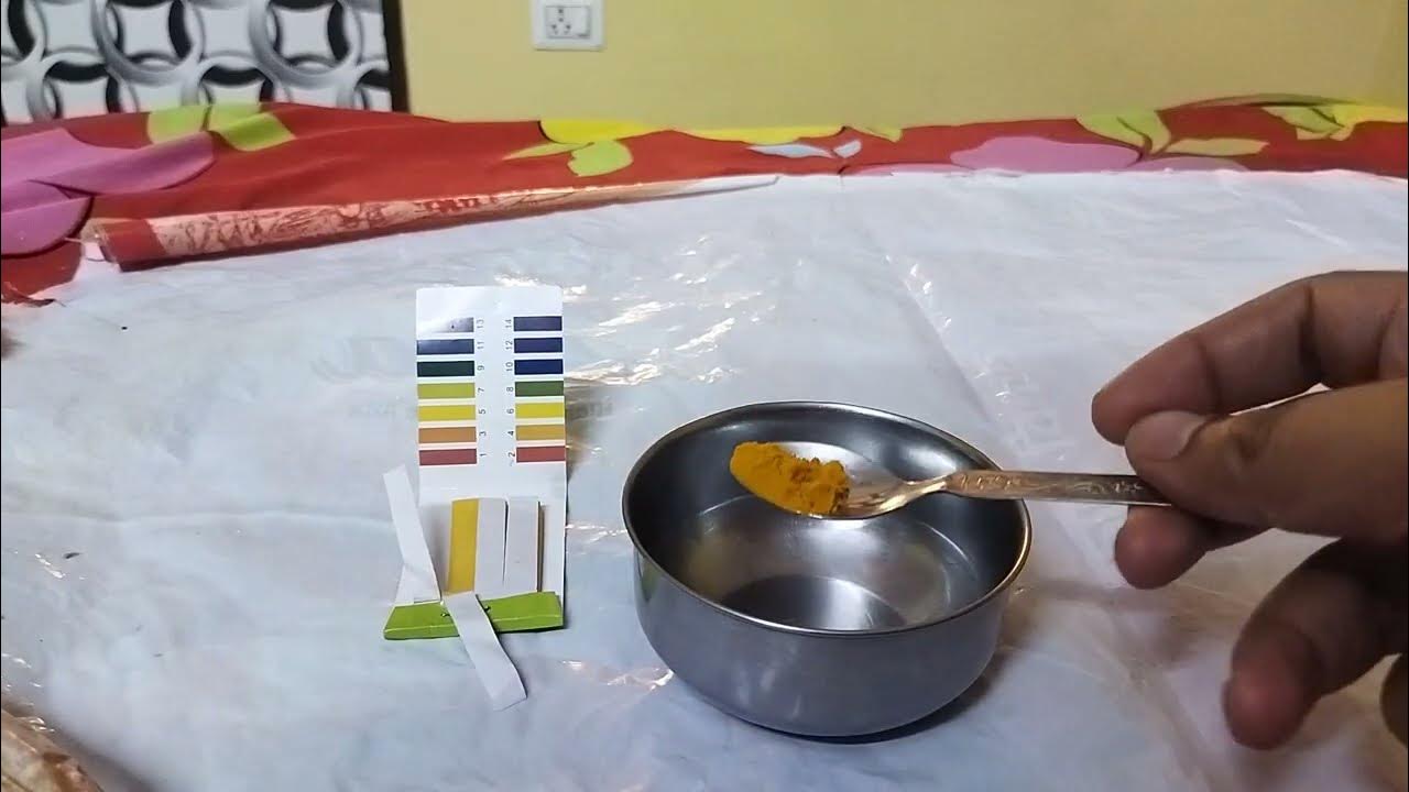 ph of turmeric powder