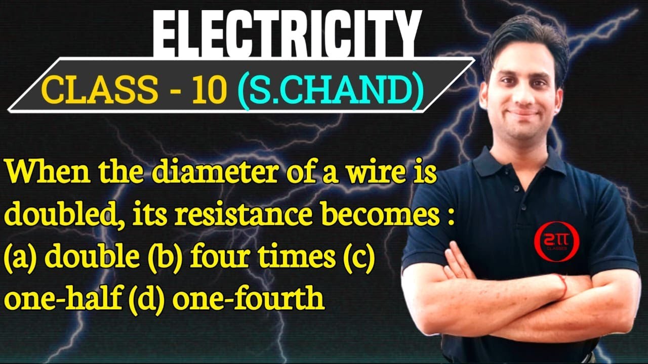 When The Diameter Of A Wire Is Doubled Its Resistance Becomes A When The Diameter Of A Wire Is Doubled Its Resistance Becomes A
