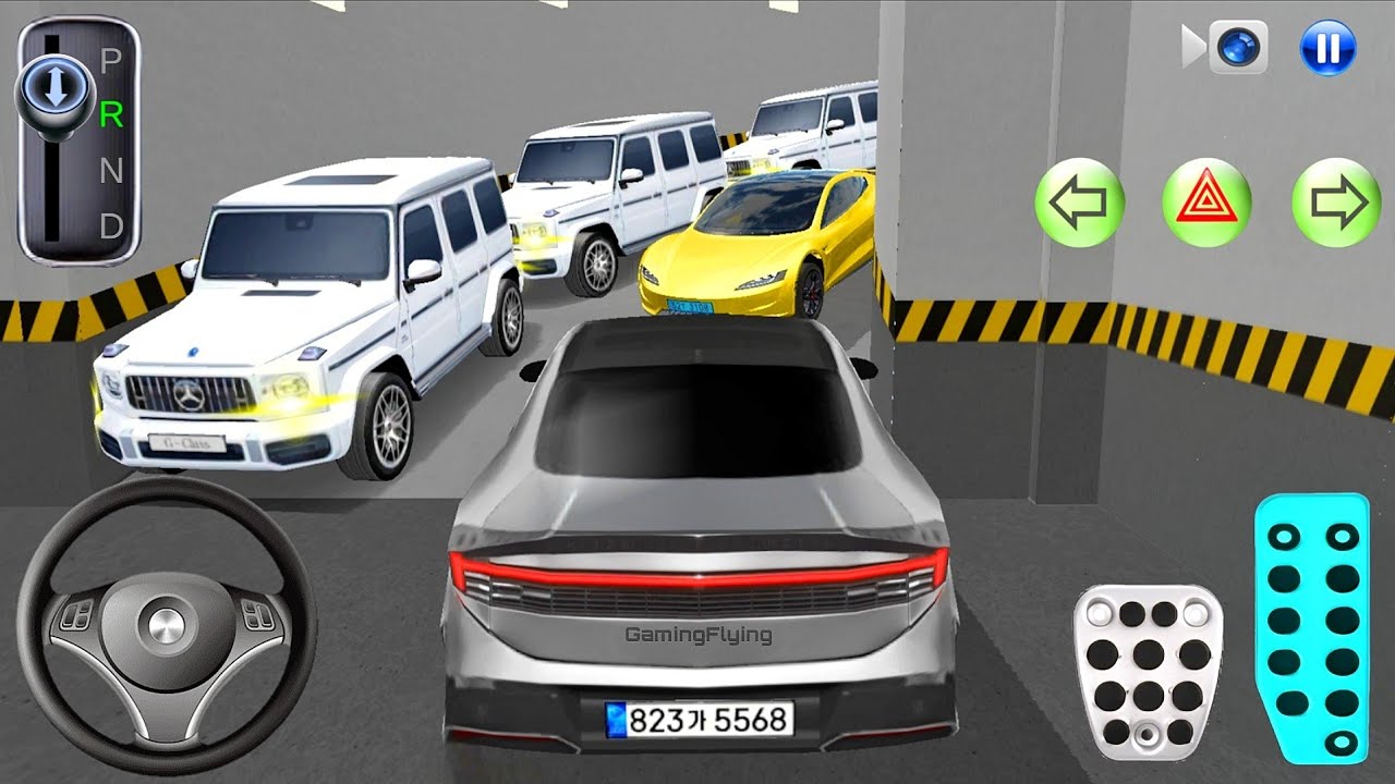 New Sonata car Stuck in Parking Garage - 3D Driving Class - 3D Driving Class Game - Car Game