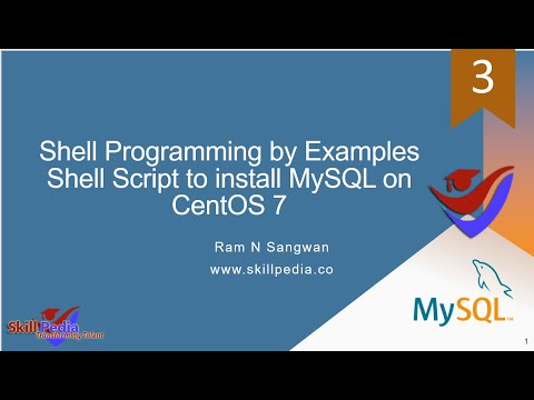 shell programming in linux |  Installing MySQL with Shell Script | MySQL installation