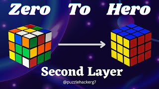 How to Solve a Rubik's Cube || Second Layer || Puzzle Hacker G7