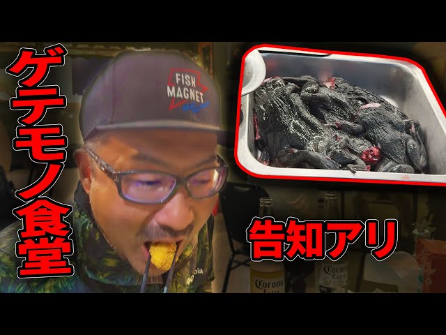 We tried feeding Takuma Hata a frog right after he went on a