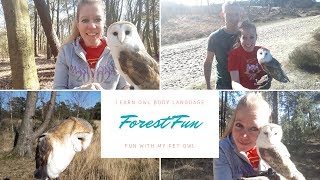 Having a blast in the forest + learn how to interpret owl body language by Vegan Hippie 786 views 5 years ago 13 minutes, 14 seconds