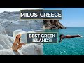 The most beautiful greek island milos  milos greece travel vlog