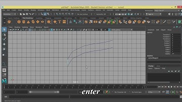 How to create surface from curve using Birail 2 tool in maya 2020