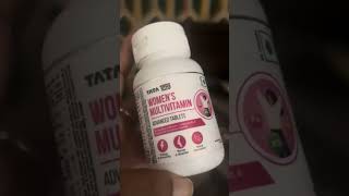 Unboxing Tata 1mg Women’s Multivitamin Advanced Tablets || multivitamin capsulesamazon youtube