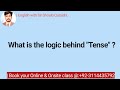 Logic behind Tense.