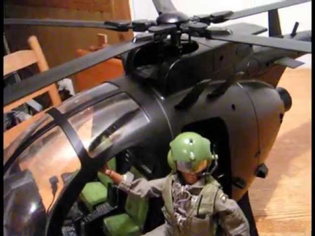 Gi Joe / The Ultimate Soldier AH - 6 Little Bird Helicopter