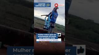 Queda de jovem lançada sem corda em rope jump repercute na imprensa internacional Queda de jovem lançada sem corda em rope jump repercute na imprensa internacional