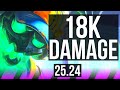 THRESH &amp; Aphelios vs LUX &amp; Seraphine (SUP) | 18K damage | EUW Master | 25.24