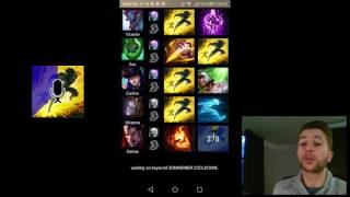 Voice Activated Summoner Timer (VAST, Android app) Instruction video screenshot 2
