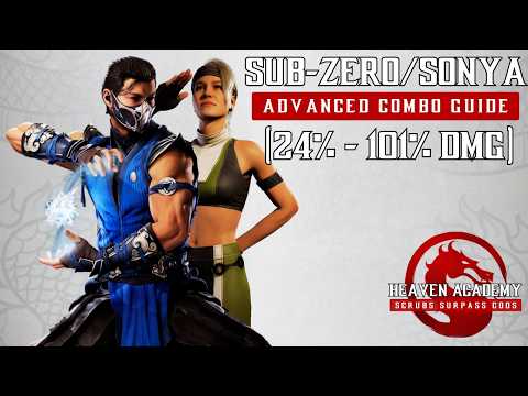 MK1 - Sub-Zero Advanced Combo Guide (Sonya Kameo)