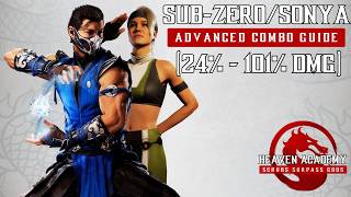 MK1 - Sub-Zero Advanced Combo Guide (Sonya Kameo)