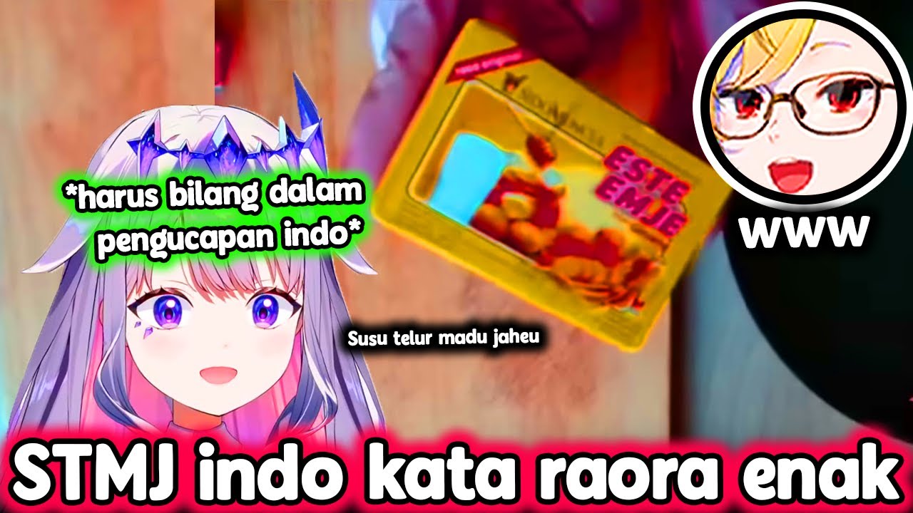 У Бибу хорошее индонезийское произношение, Каэла смеётся, когда слышит его..【Hololive】