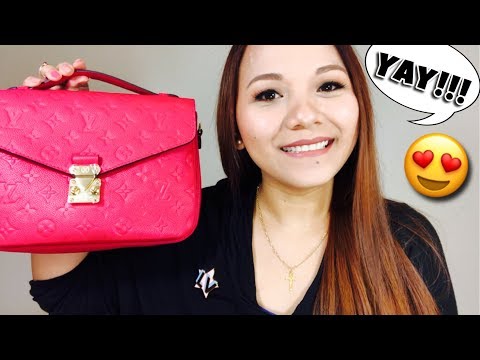 LOUIS VUITTON POCHETTE MÉTIS ROSE POUDRE REVIEW + WHAT FITS INSIDE?, #M44018