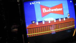 Tapper Arcade Game Video Review - MCR High-Score Save Battery screenshot 5