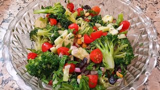 سلطة بالبروكلي سهلة وصحية | Salade brocoli facile