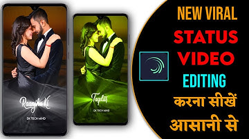 How to make lighting text status / Rays effect alight motion