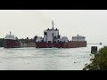 Great Lakes freighters Stewart J Cort and Herbert C Jackson on the St. Marys River