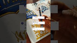 RR 🩷🏏team logo DRAWING IDEAS #art #drawing #RR#rajasthanroyals