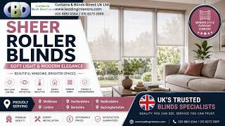 Sheer Roller Blinds | Soft Light & Modern Elegance | Curtains & Blinds Direct UK Ltd screenshot 1