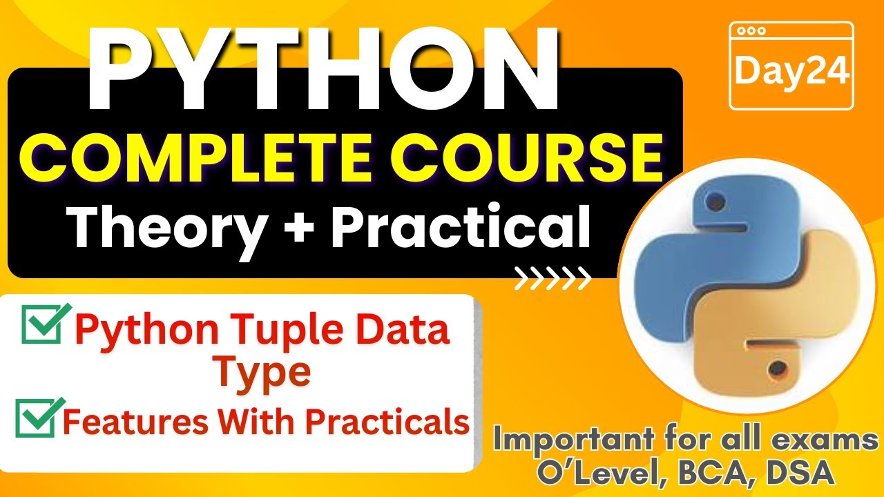 Python Tuple Data Type | Features of Tuple Data Type | Python Complete ...