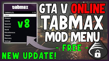 Tabmax Mod Menu v8 | FREE GTA V Mod Menu | NEW UPDATE! | Smooth Menu | Easy to follow tutorial!